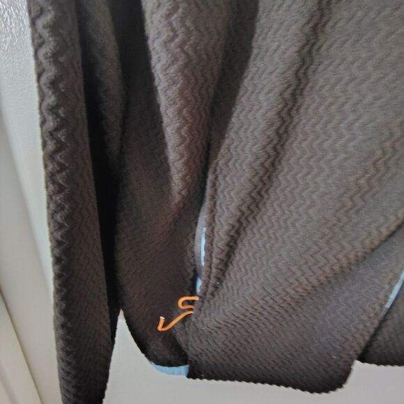 Hot Chocolate Run Jacket Women Brown Fleece Hoodie Zip Up Ventures Endurance XL - Picture 5 of 8